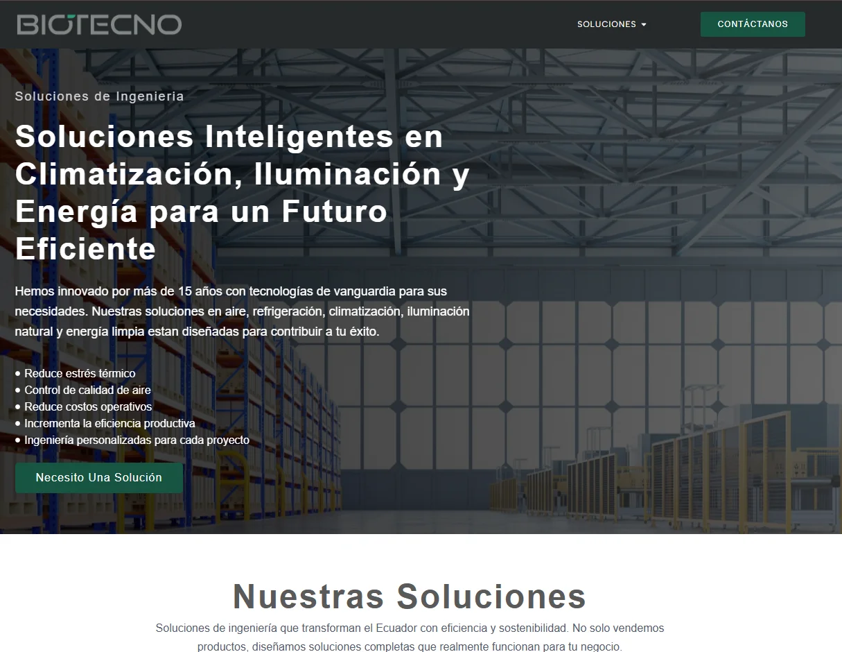 Biotecno website